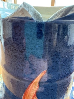 Lot 66 - A Chinese powder blue vase