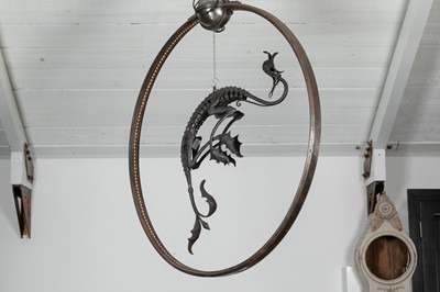 Lot 392 - A wrought-iron sculpture