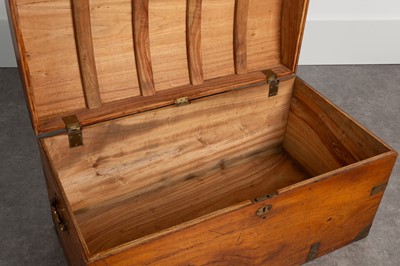 Lot 110 - A pair of camphor wood trunks