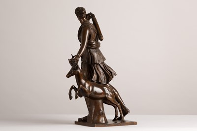 Lot 388 - A bronze figure of Diana of Versailles