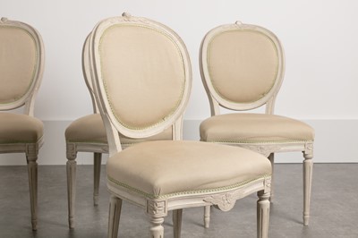 Lot 42 - A set of six salon chairs