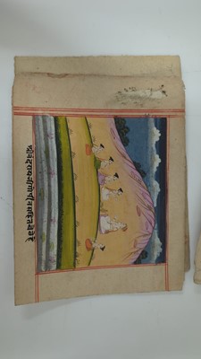 Lot 220 - Four Indian miniature paintings