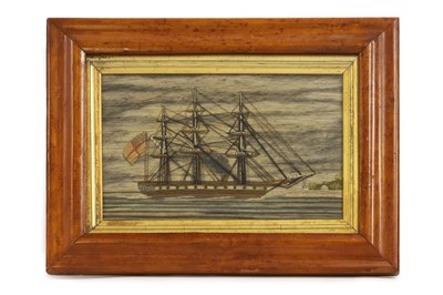 Lot 462 - A near pair of woolwork pictures