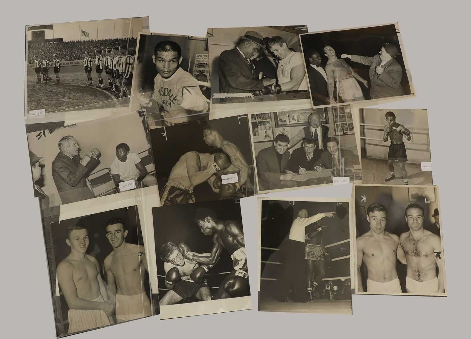 Lot 73 - A collection of football and boxing press photography