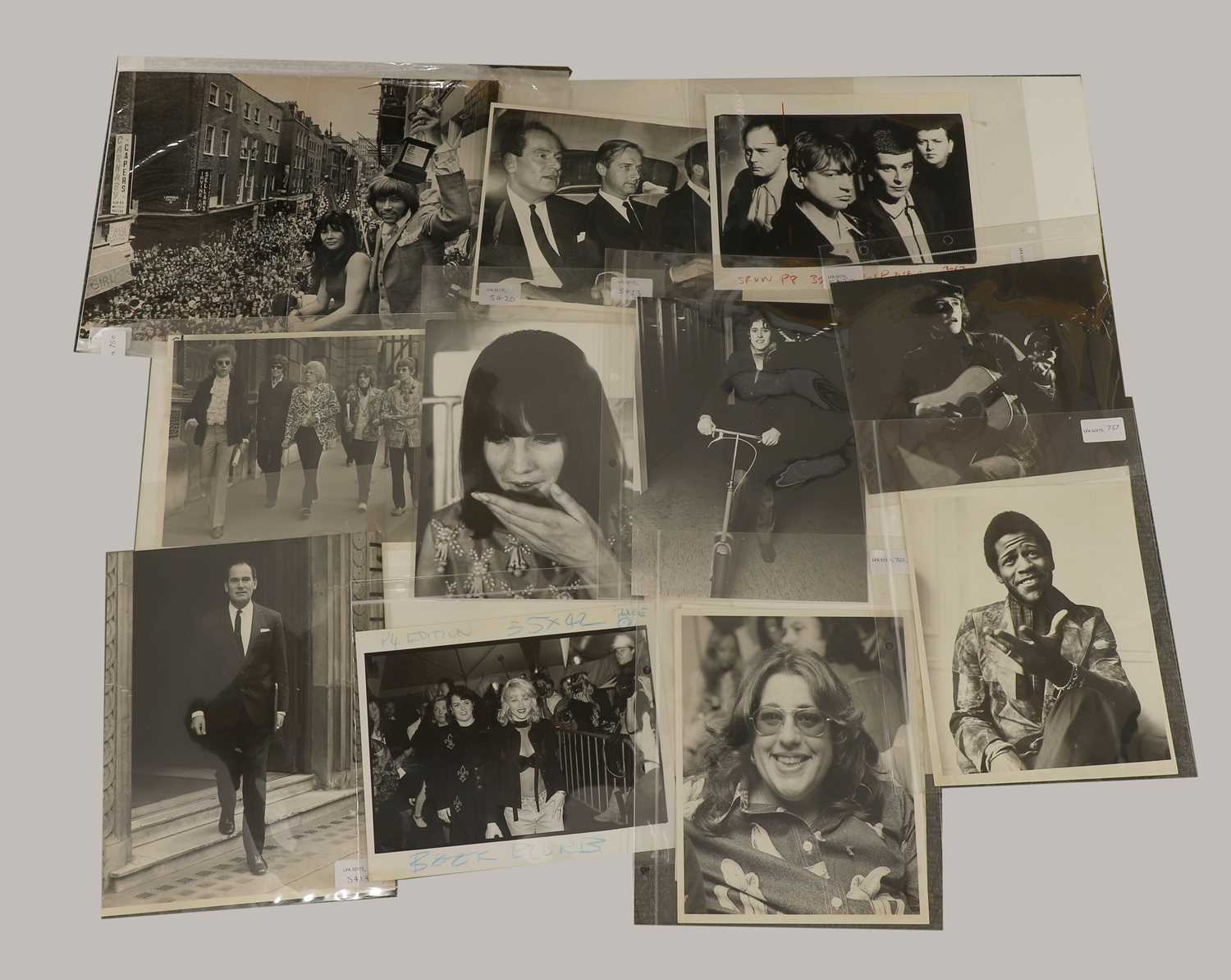 Lot 114 - A collection of film and stage press photography