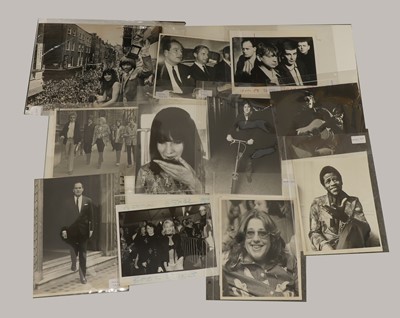 Lot 114 - A collection of film and stage press photography