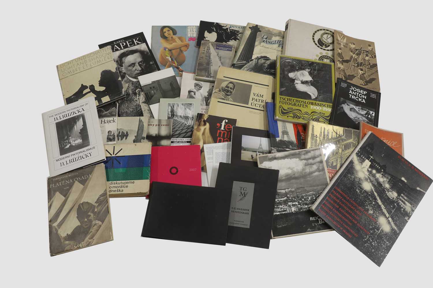 Lot 6 - A large collection of Czech photography books