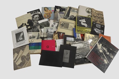 Lot 6 - A large collection of Czech photography books