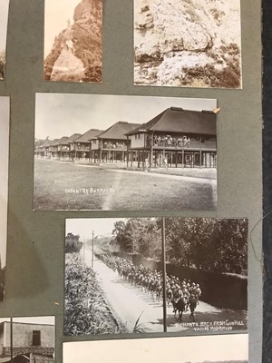 Lot 138 - A large collection of British regimental photography and ephemera