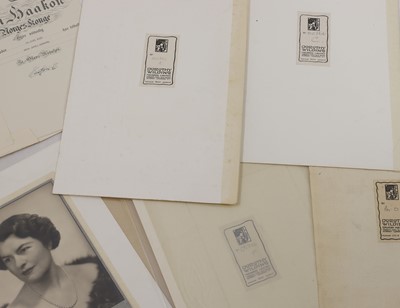 Lot 111 - A collection of photographs of Astra Desmond