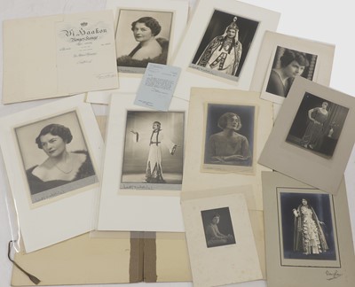 Lot 111 - A collection of photographs of Astra Desmond