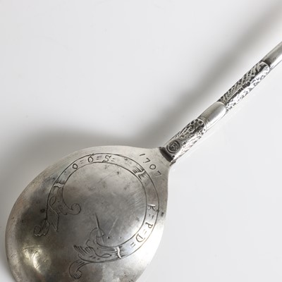 Lot 200 - An 18th-century Norwegian silver spoon