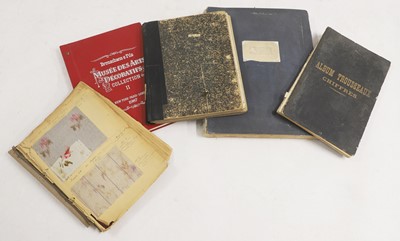 Lot 308 - A collection of fabric sample books