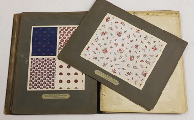 Lot 308 - A collection of fabric sample books