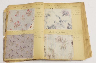 Lot 308 - A collection of fabric sample books