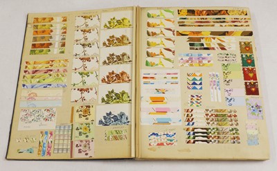 Lot 308 - A collection of fabric sample books