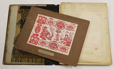 Lot 308 - A collection of fabric sample books