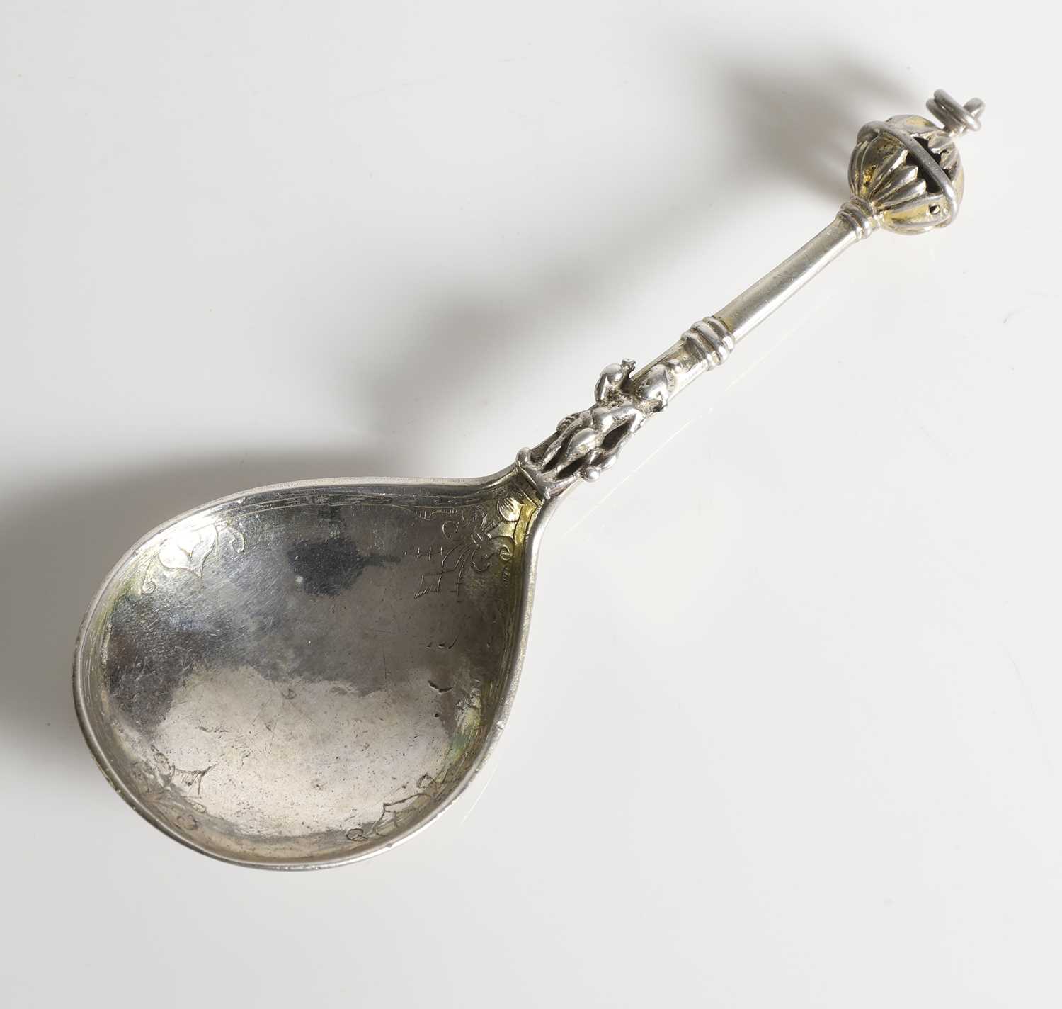 Lot 206 - A 17th-century Swedish silver spoon