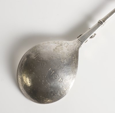 Lot 206 - A 17th-century Swedish silver spoon