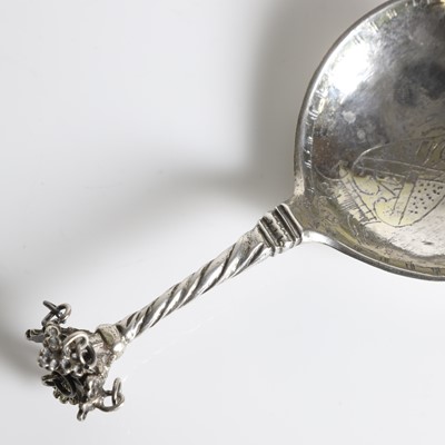 Lot 211 - A Swedish silver spoon