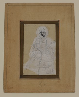 Lot 317 - Two royal Indian drawings