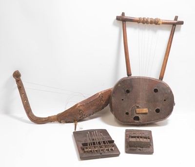 Lot 269 - Four African folk instruments