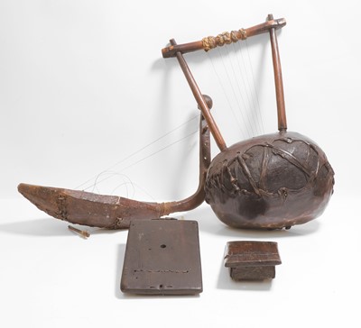 Lot 269 - Four African folk instruments