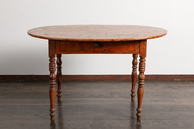 Lot 331 - A Regency burr ash centre table