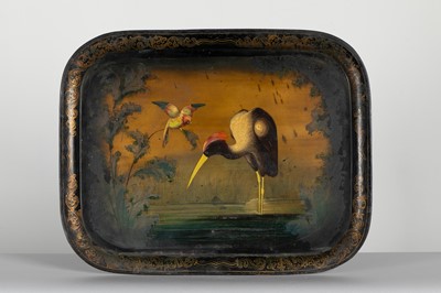 Lot 174 - A toleware tray