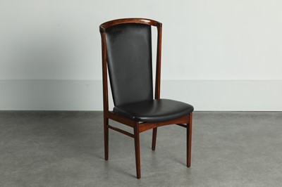 Lot 52 - A rosewood desk chair