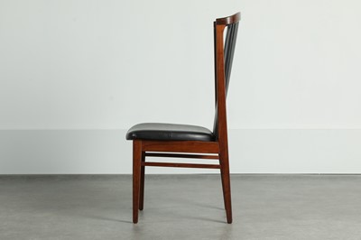 Lot 52 - A rosewood desk chair