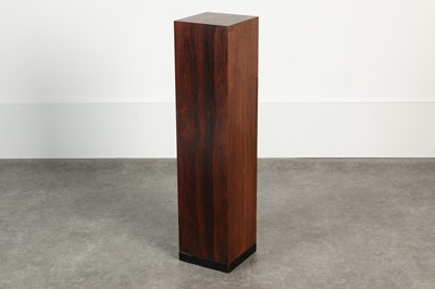 Lot 158 - An Indian rosewood miniature 'longcase' clock