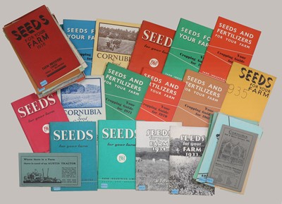 Lot 167 - A collection of Cornish seed catalogues