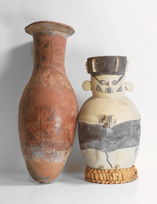 Lot 284 - Two funerary vases