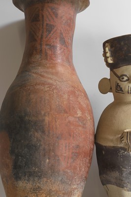 Lot 284 - Two funerary vases