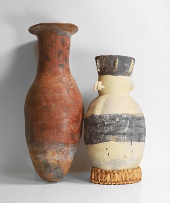 Lot 284 - Two funerary vases