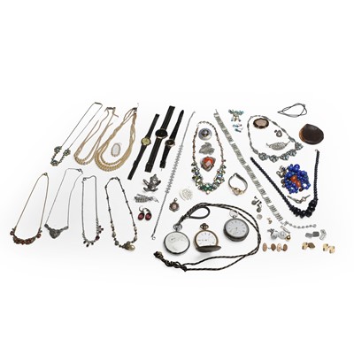Lot 276 - A collection of costume jewellery and timepieces