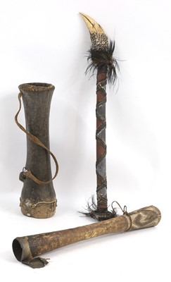 Lot 270 - A collection of New Guinea folk art