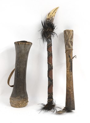 Lot 270 - A collection of New Guinea folk art