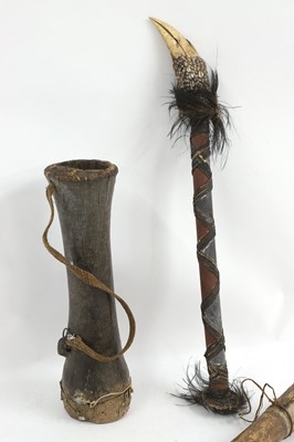 Lot 270 - A collection of New Guinea folk art