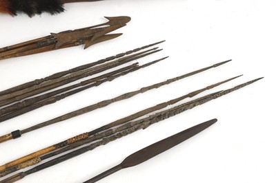 Lot 271 - A collection of tribal weapons