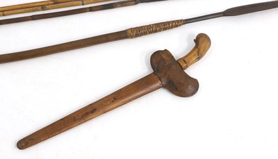 Lot 271 - A collection of tribal weapons