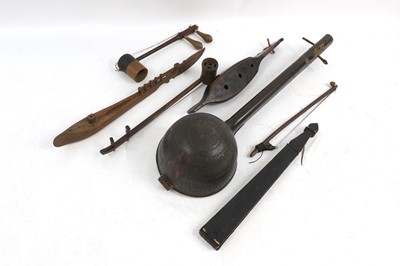 Lot 287 - A collection of Southeast Asian musical instruments