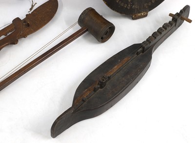 Lot 287 - A collection of Southeast Asian musical instruments
