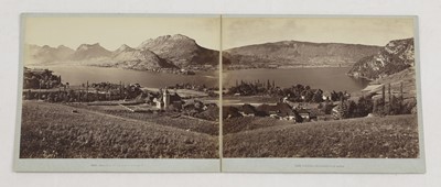 Lot 26 - A photographic panorama of a landscape