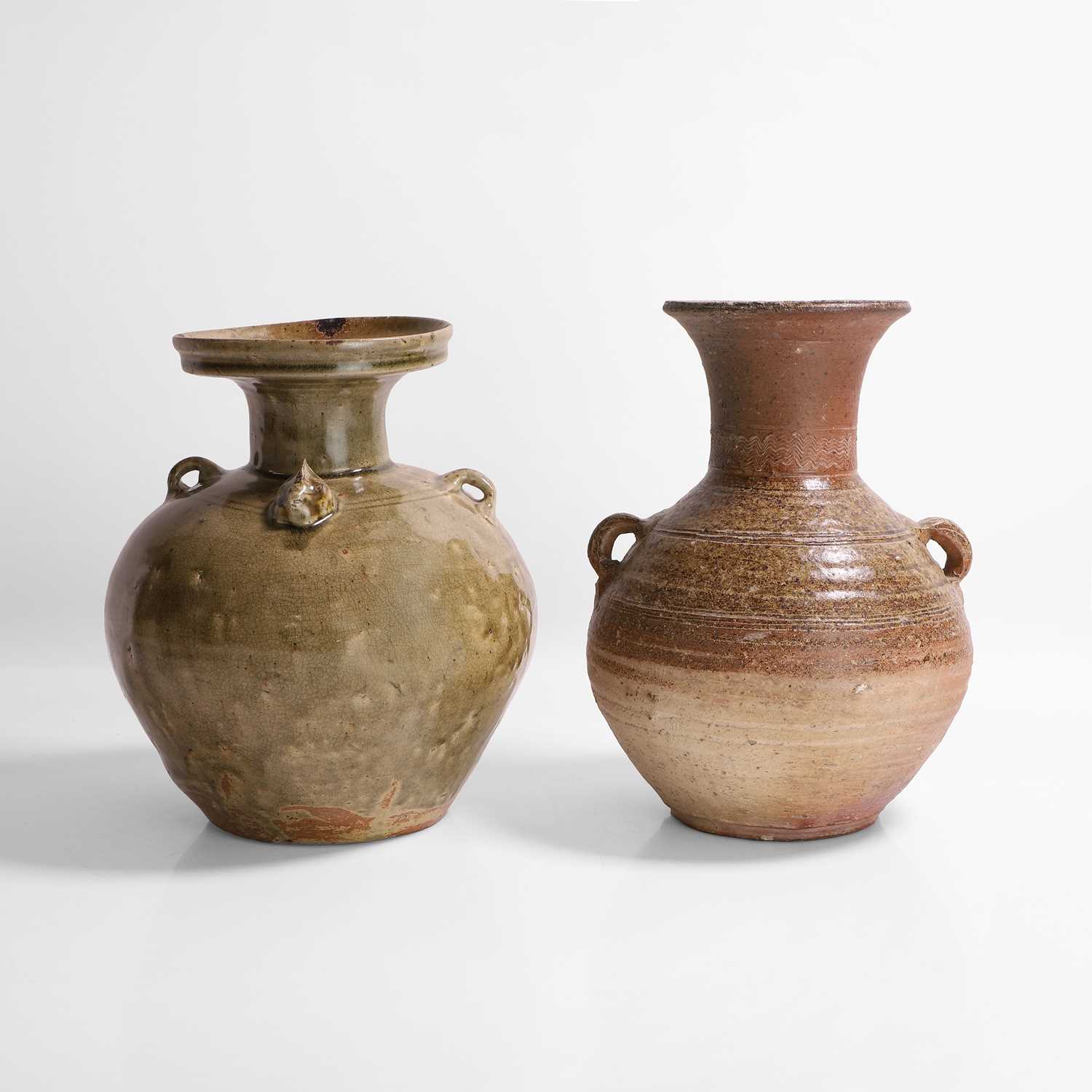 Lot 2 - A Chinese celadon-glazed vase