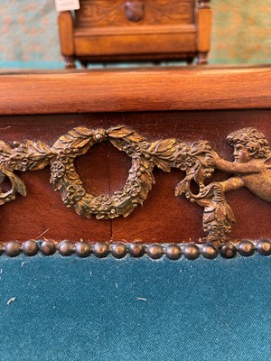 Lot 54 - An Empire-style mahogany settee