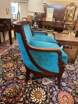 Lot 54 - An Empire-style mahogany settee