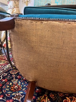 Lot 54 - An Empire-style mahogany settee
