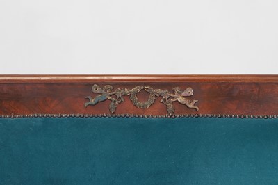 Lot 54 - An Empire-style mahogany settee